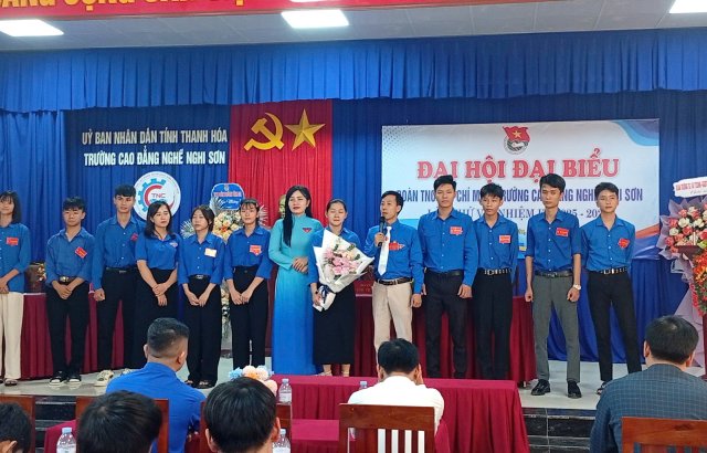 ĐẠI HỘI ĐẠI BIỂU ĐOÀN TNCS HỒ CHÍ MINH TRƯỜNG CAO ĐẲNG NGHỀ NGHI SƠN LẦN THỨ VII, NHIỆM KỲ 2025 - 2027