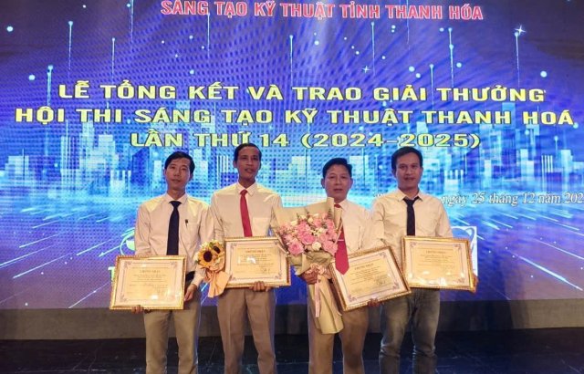 Trường Cao đẳng nghề Nghi Sơn đạt Giải Ba và Giải Khuyến khích tại Hội thi Sáng tạo Kỹ thuật tỉnh Thanh Hóa
