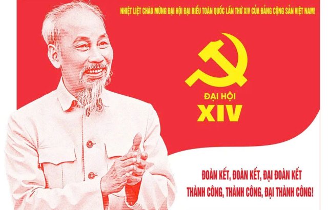 CHÀO MỪNG ĐẠI HỘI ĐẠI BIỂU TOÀN QUỐC LẦN THỨ XIV CỦA ĐẢNG CỘNG SẢN VIỆT NAM