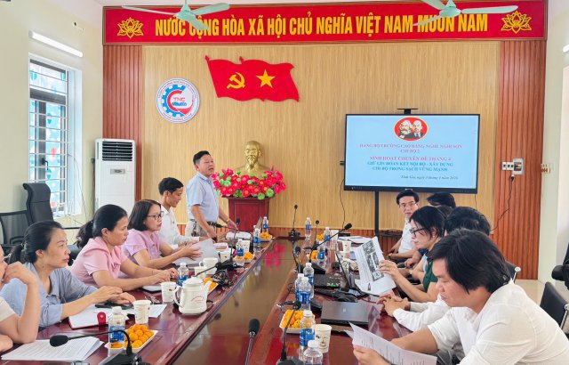 SINH HOẠT CHUYÊN ĐỀ THÁNG 4 – GIỮ GÌN ĐOÀN KẾT NỘI BỘ, XÂY DỰNG CHI BỘ TRONG SẠCH VỮNG MẠNH