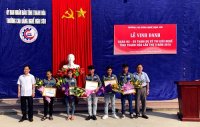 Lê vinh danh đoàn HS - SV tham dự kỳ thi giỏi nghề tỉnh Thanh Hóa năm 2018